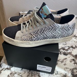 john tartan metallic sneaker